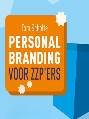 cover image of Personal branding voor zzp'ers